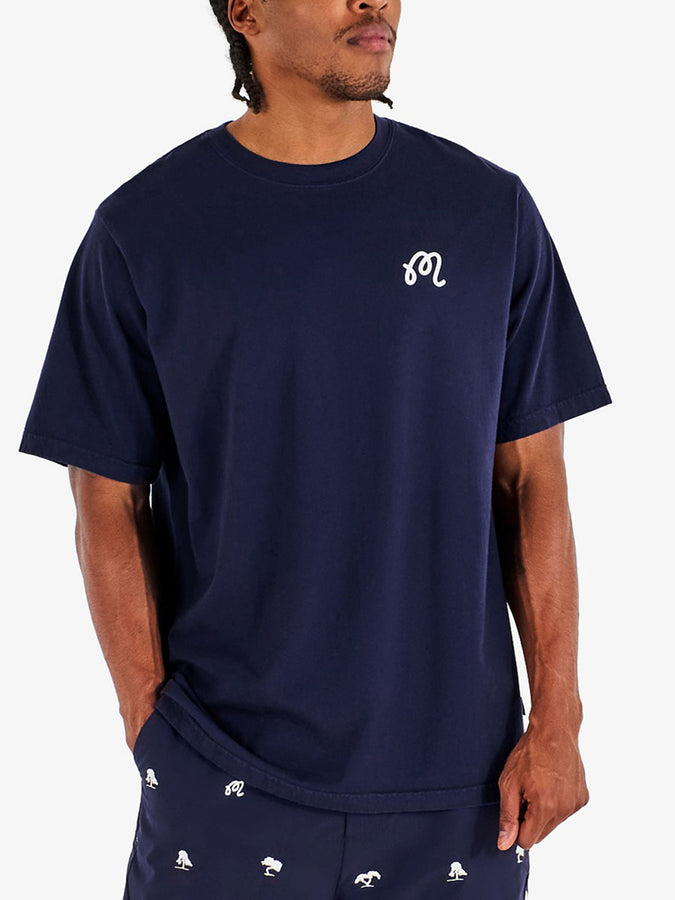 Malbon Torrey Pines Bermuda Eagle T-Shirt Spring 2026 | BARITONE BLUE