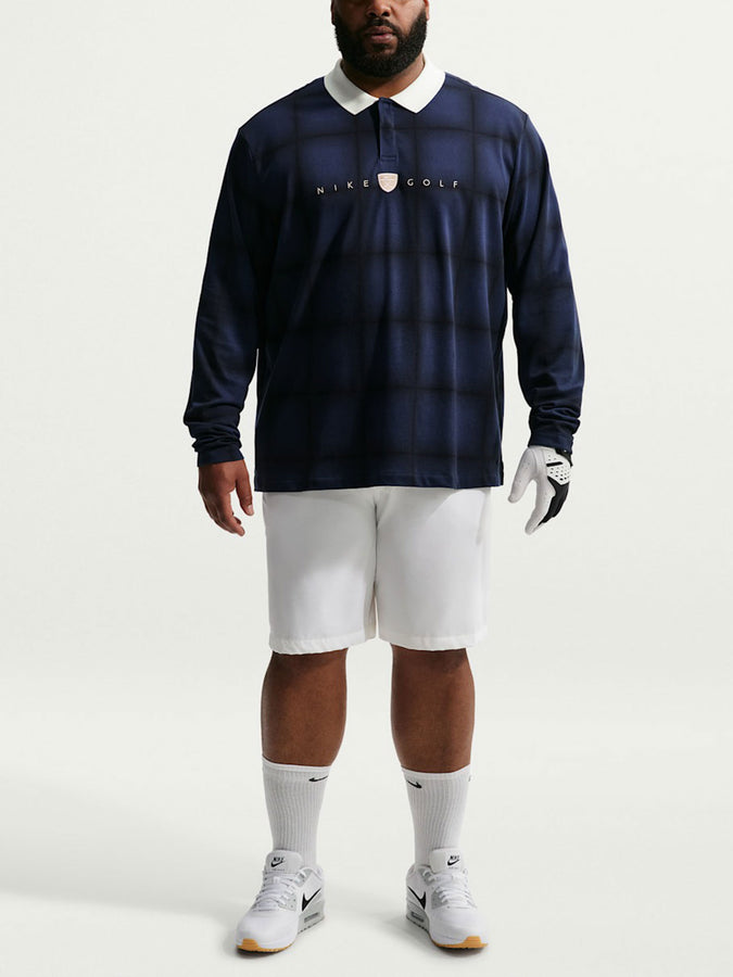 Nike Fairway Fresh Dri-Fit Loose Long Sleeve Polo Summer 2026 | MIDNIGHT NAVY/SAIL (410)