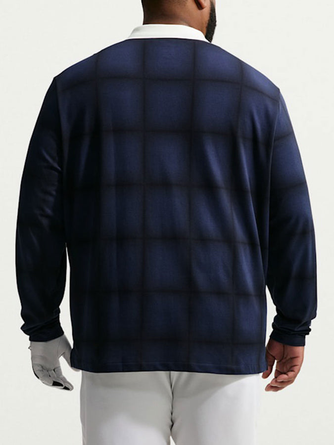 Nike Fairway Fresh Dri-Fit Loose Long Sleeve Polo Summer 2026 | MIDNIGHT NAVY/SAIL (410)