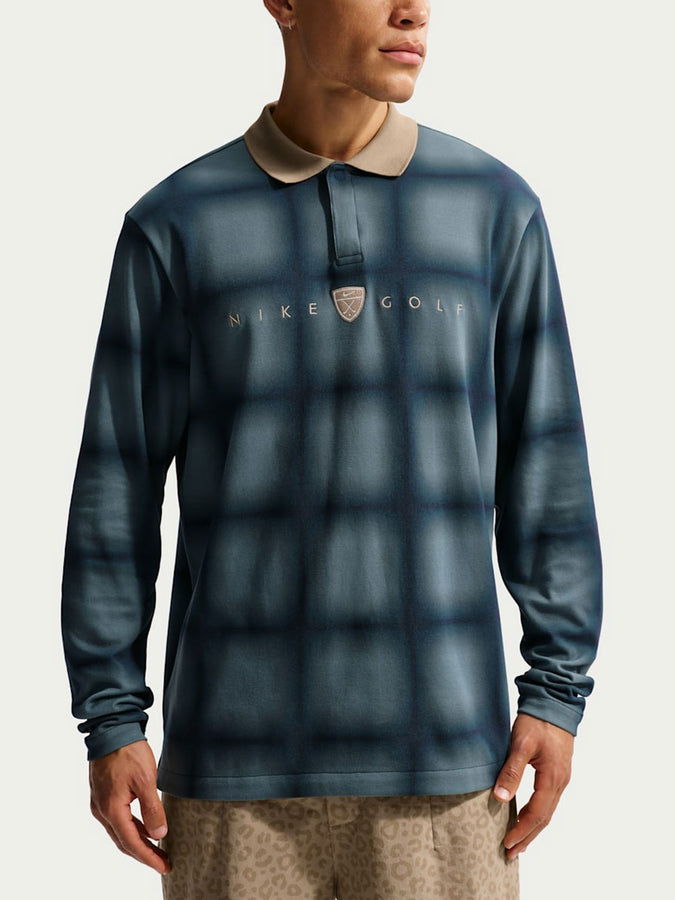 Nike Fairway Fresh Dri-Fit Loose Long Sleeve Polo Spring 2026 | MINERAL SLATE/LIMESTONE (382)