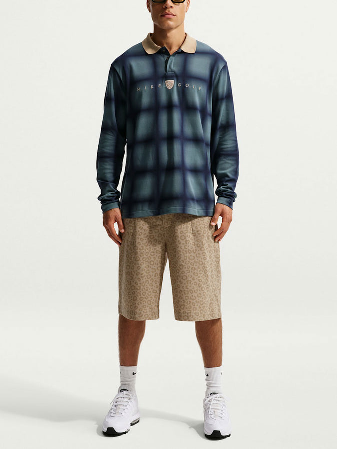 Nike Fairway Fresh Dri-Fit Loose Long Sleeve Polo Spring 2026 | MINERAL SLATE/LIMESTONE (382)