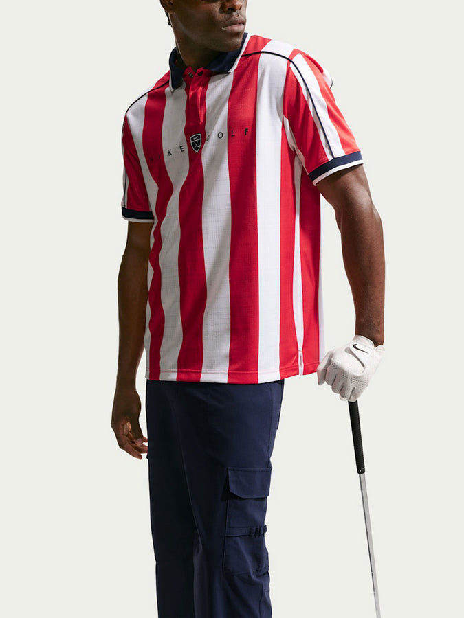Nike Fairway Fresh Dri-Fit Loose Polo Summer 2026 | UNIVERSITY RED/MDNT NAVY (657)