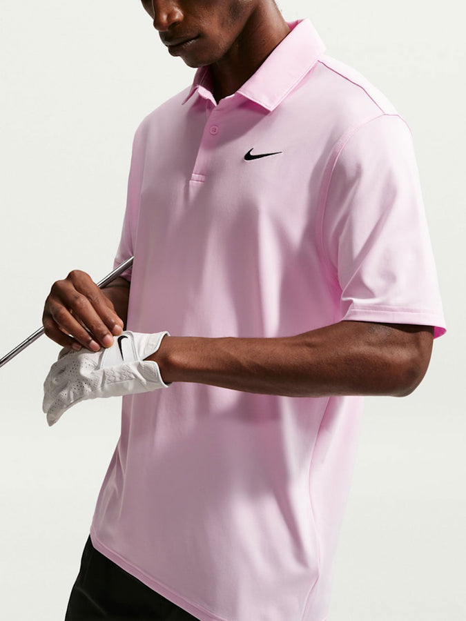Nike Golf Velocity Dri-Fit Solid Polo Summer 2026 | PINK FOAM/BLACK (663)