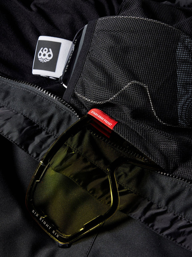 686 Smarty 3-in-1 Form Snowboard Jacket 2025 | BLACK (BLK)