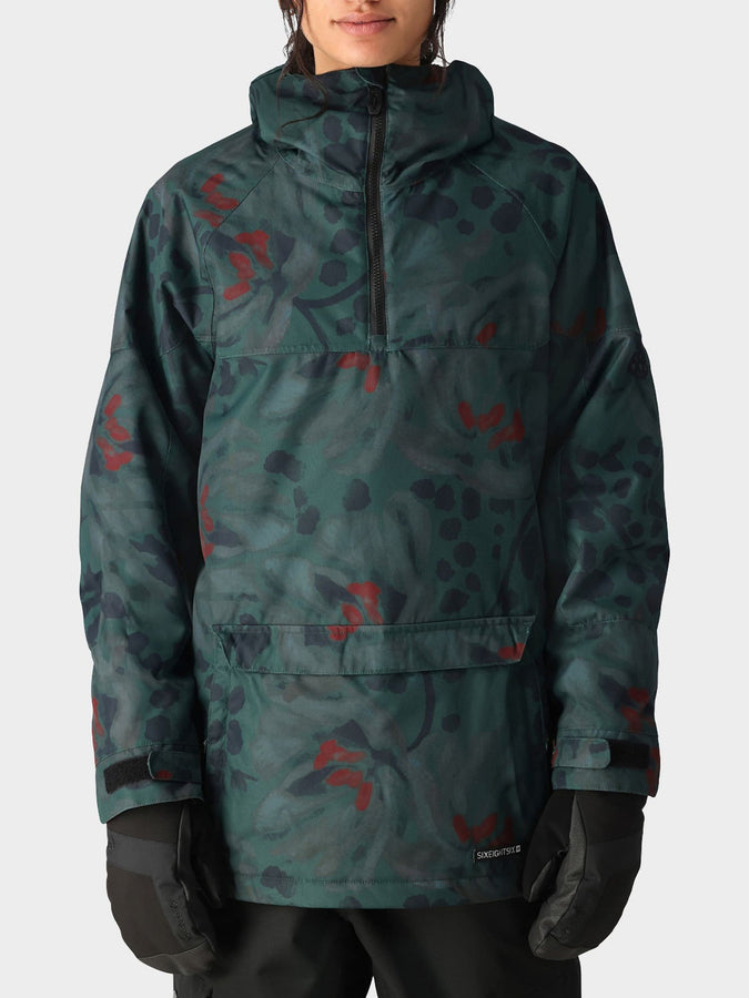 686 Upton Anorak Jacket Winter 2025 | CYPRES GREEN BLOOM (CGBL)