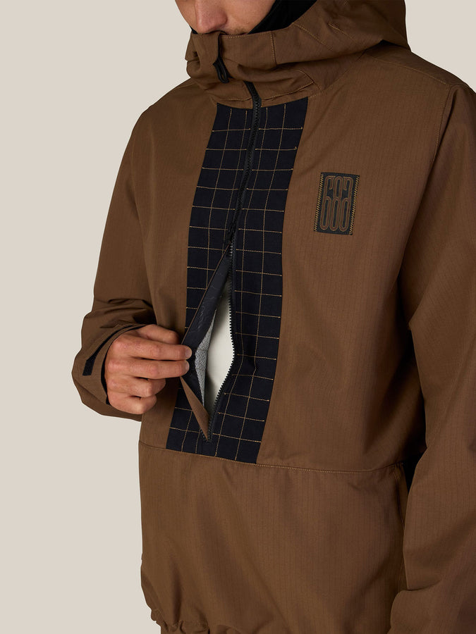 686 Ghost 2.5L Anorak 2027 – Shell Jacket | DARK EARTH RIPSTOP (DERP)