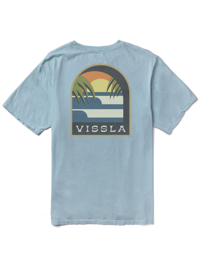 Vissla Out The Window Premium Pocket T-Shirt Spring 2024 | CHAMBRAY (CMB)