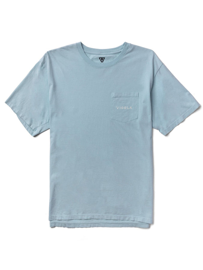 Vissla Out The Window Premium Pocket T-Shirt Spring 2024 | CHAMBRAY (CMB)
