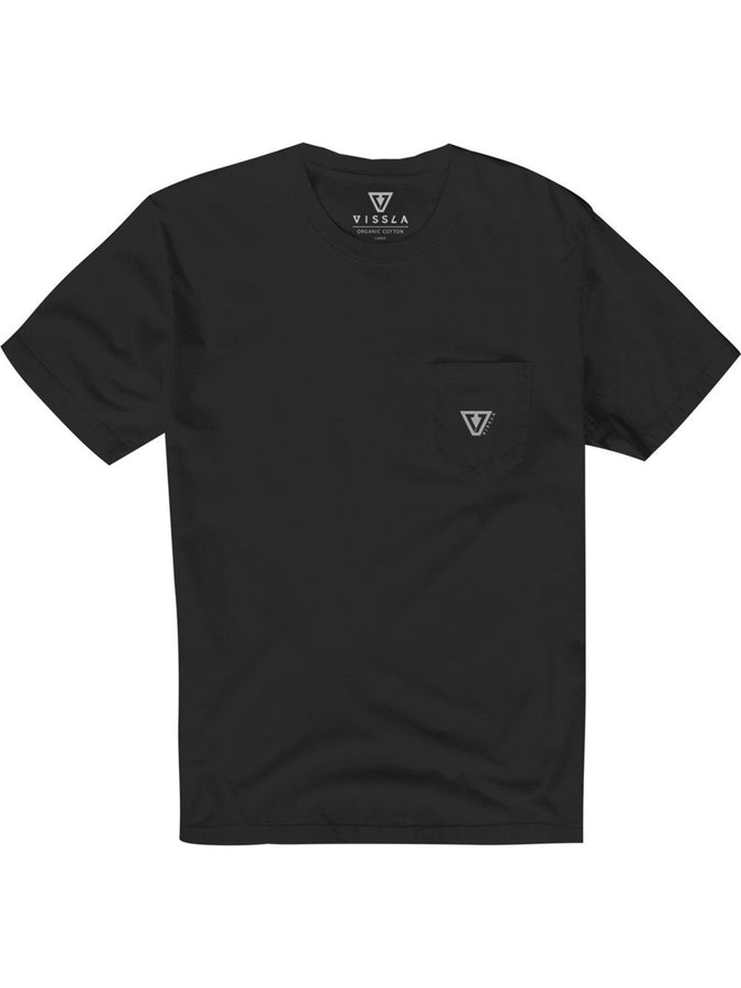 Vissla Established Premium Pocket T-Shirt Spring 2024 | BLACK (BLK)