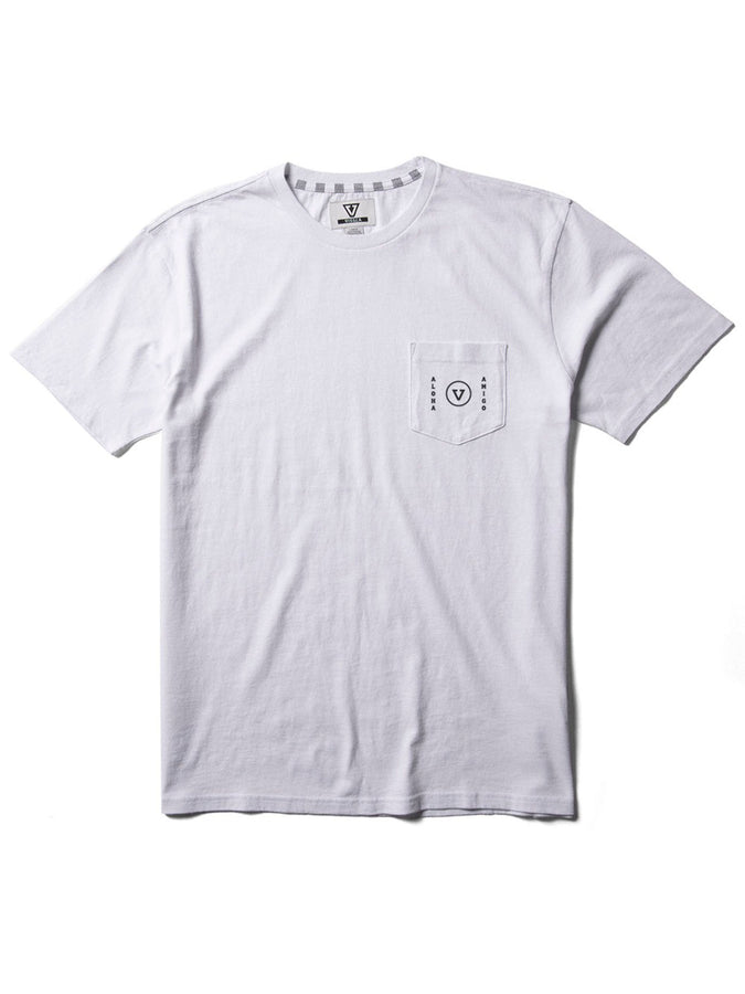 Vissla Parrodise Pocket T-Shirt Spring 2024 | WHITE (WHT)
