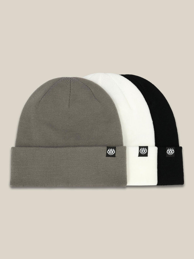 686 Standard Roll Up 3 Pack Beanie | ASSORTED (AST)