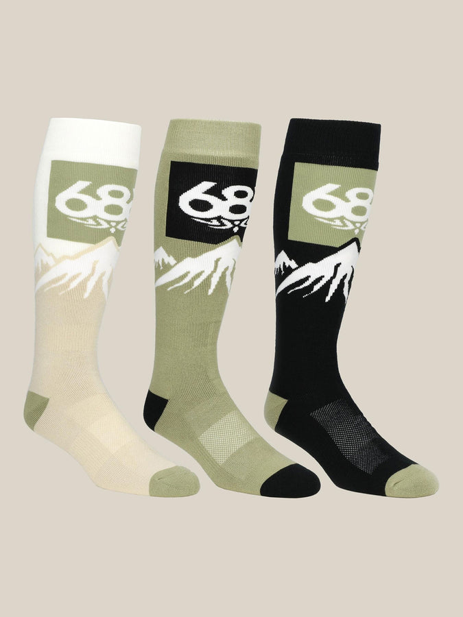 686 Snow Caps 3 Pack Socks | MULTI (MULT)