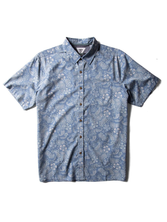 Vissla Vagabond Eco Short Sleeve Buttondown Shirt Spring 2024 | DUSK (DSK)