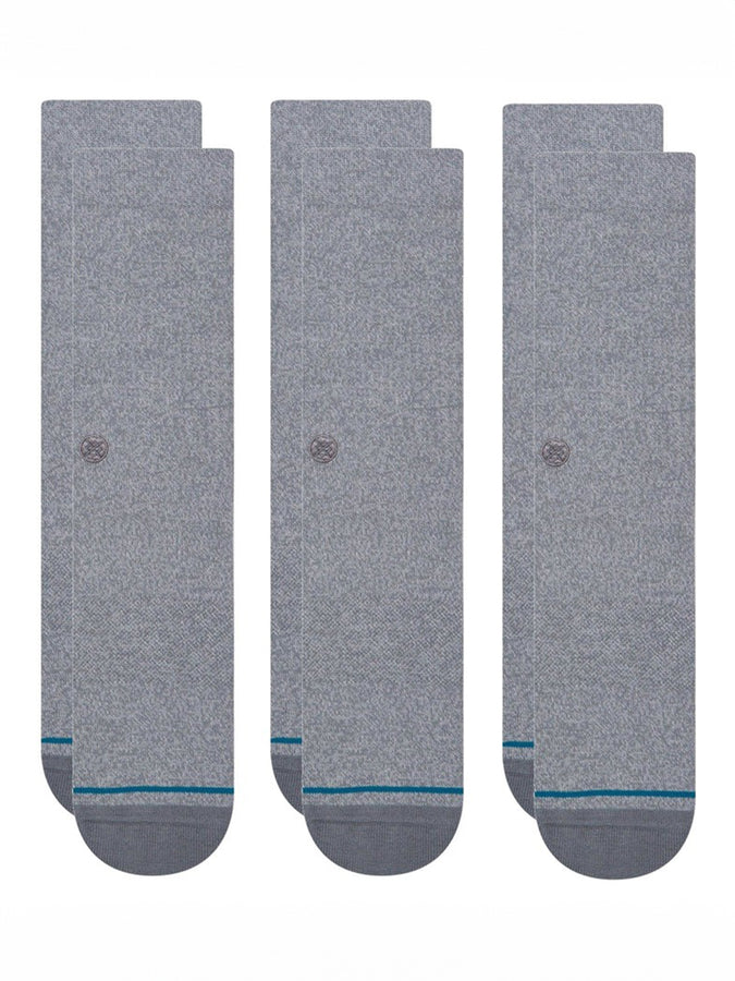 Stance 3 Pack Gery Heather Socks | GREY HEATHER (GRH)