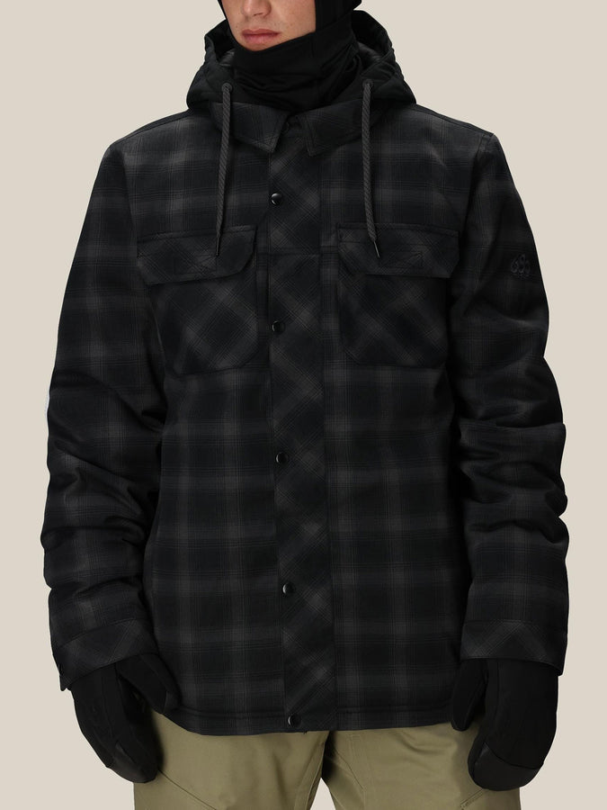 686 Woodland Insulated Jacket Winter 2026 | BLACK PLAID (BLPD)