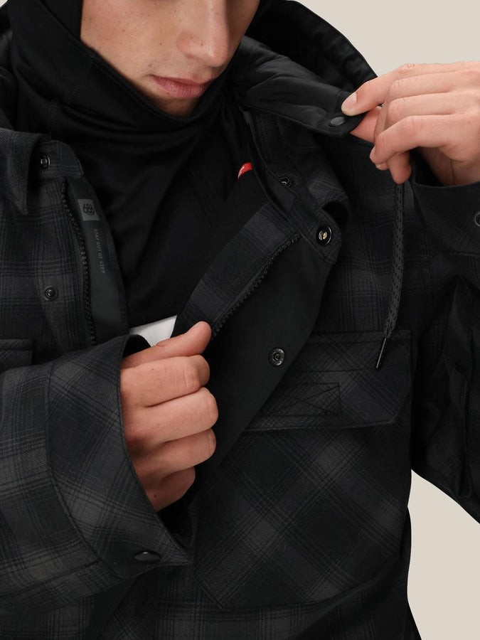 686 Woodland Insulated Jacket Winter 2026 | BLACK PLAID (BLPD)
