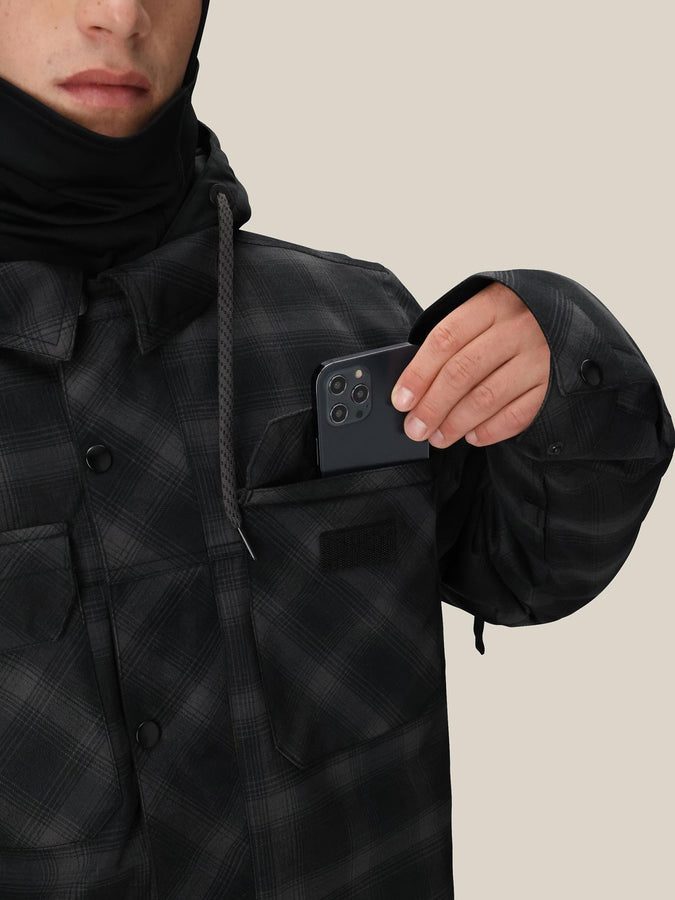 686 Woodland Insulated Jacket Winter 2026 | BLACK PLAID (BLPD)