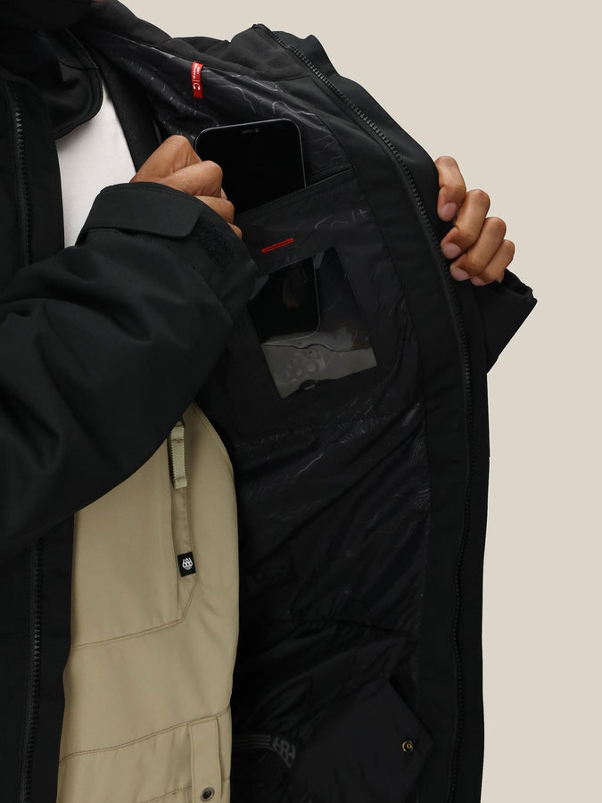 686 Fondation Insulated 2027 – Insulated Jacket | BLACK (BLK)