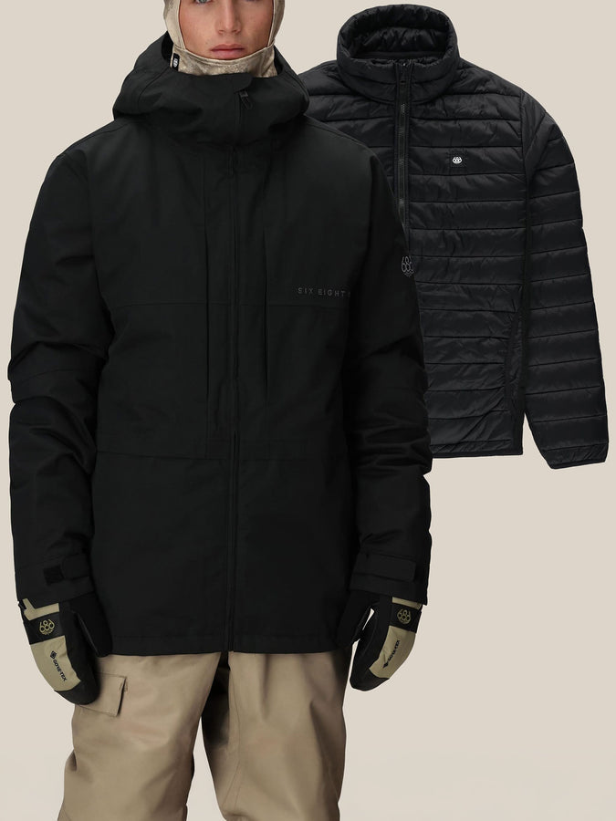 686 Smarty 3-In-1 Form Jacket Winter 2026 | BLACK (BLK)