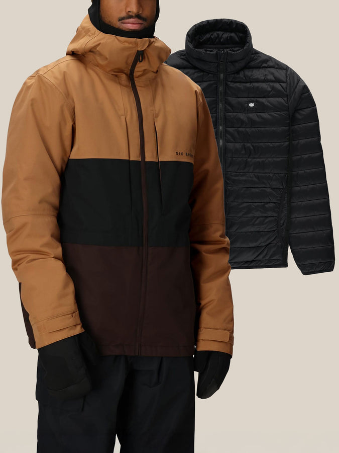 686 Smarty 3-In-1 Form Jacket Winter 2026 | CARAMEL COLORBLOCK (CMCB)