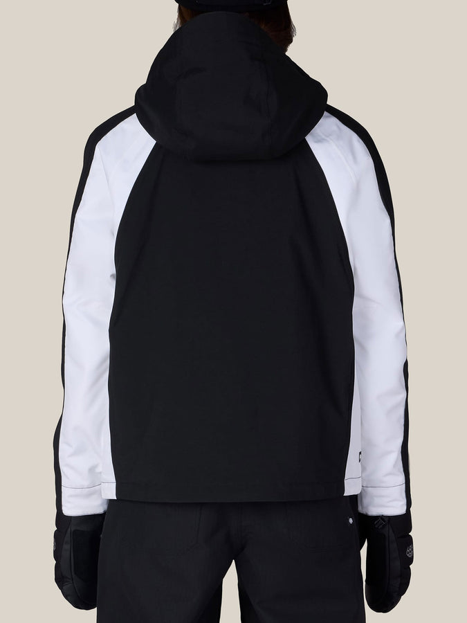 686 Hologram 2027 – Women's Shell Jacket | BLACK WHITE COLORBLOCK (BWTB)