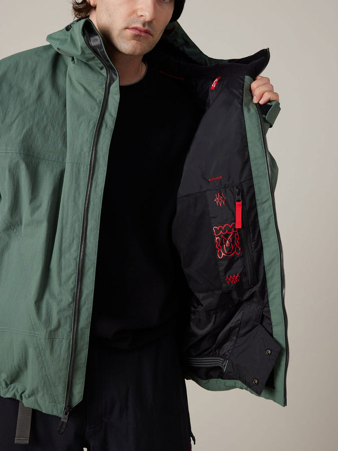 686 Dojo 2027 – Shell Jacket | FADED GREEN CRINKLE (FGCK)