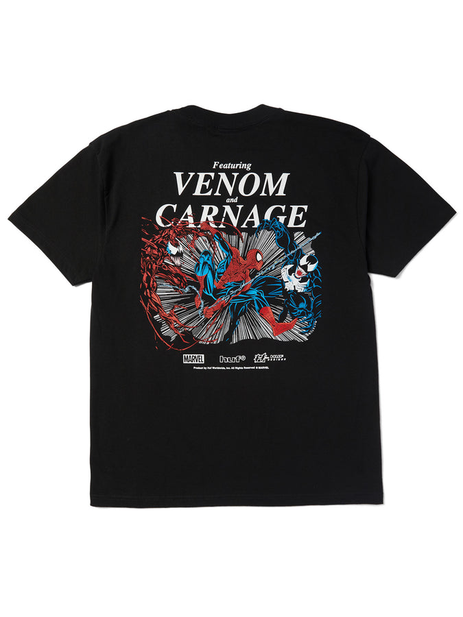 Huf x Marvel Spider-Man Maximum Carnage T-Shirt Fall 2026 | BLACK