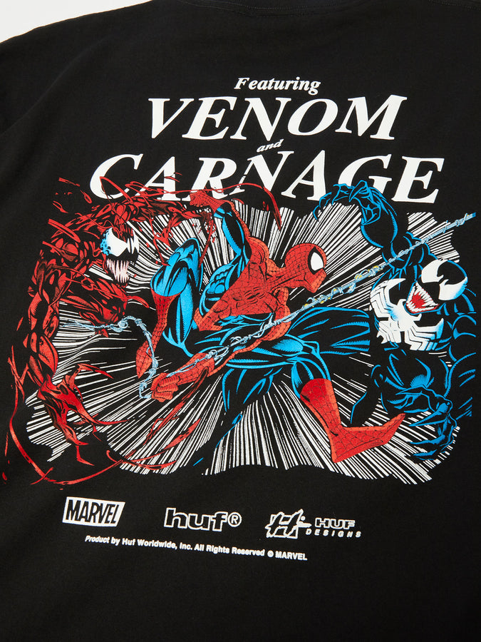 Huf x Marvel Spider-Man Maximum Carnage T-Shirt Fall 2026 | BLACK