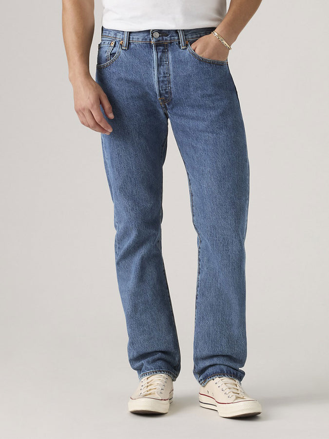 Levis 501 Original Medium Stonewash Jeans Spring 2026 | MEDIUM STONEWASH (0193)