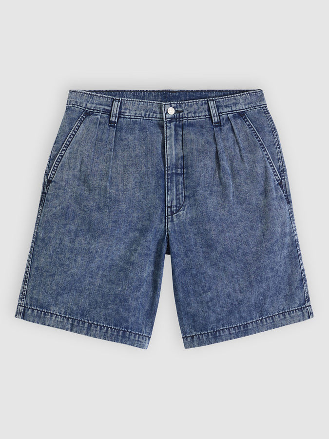 Levis Baggy Pleated Bluebs Indigo Hbone Shorts Spring 2026 | BLUEBS INDIGO HBONE (0002)