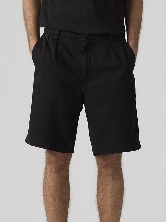 Levis Baggy Pleated Mineral Black Auth PD Shorts Spring 2026 | MINERAL BLACK AUTH PD (0004)