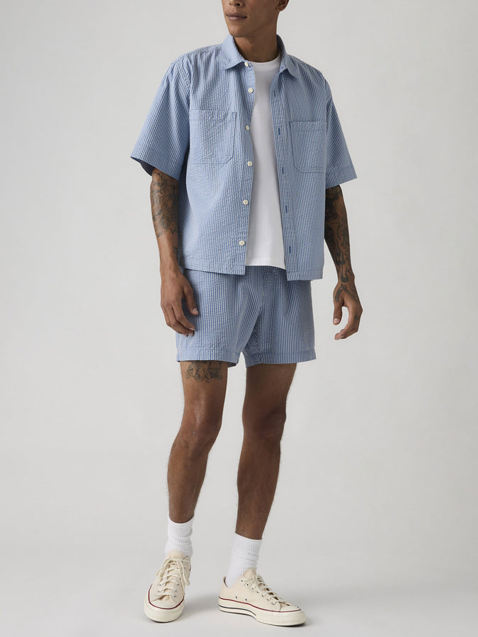 Levis Easy Starvos Stripe Quiet Harbor Shorts Spring 2026 | QUIET HARBOR (0063)