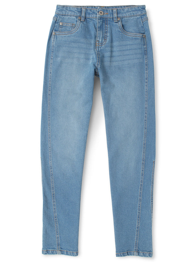 Mandarine & Co. Barrel Jeans Fall 2026 | MEDIUM BLUE DENIM
