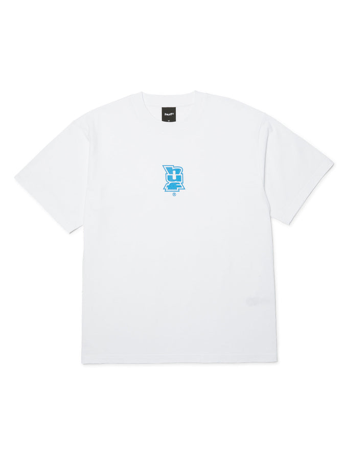 Huf Megablast Core T-Shirt Spring 2026 | WHITE/BLUE