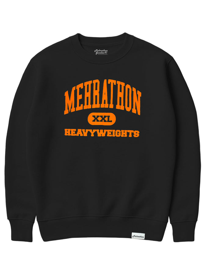 Mehrathon Heavyweights Crewneck Sweatshirt Summer 2026 | BLACK
