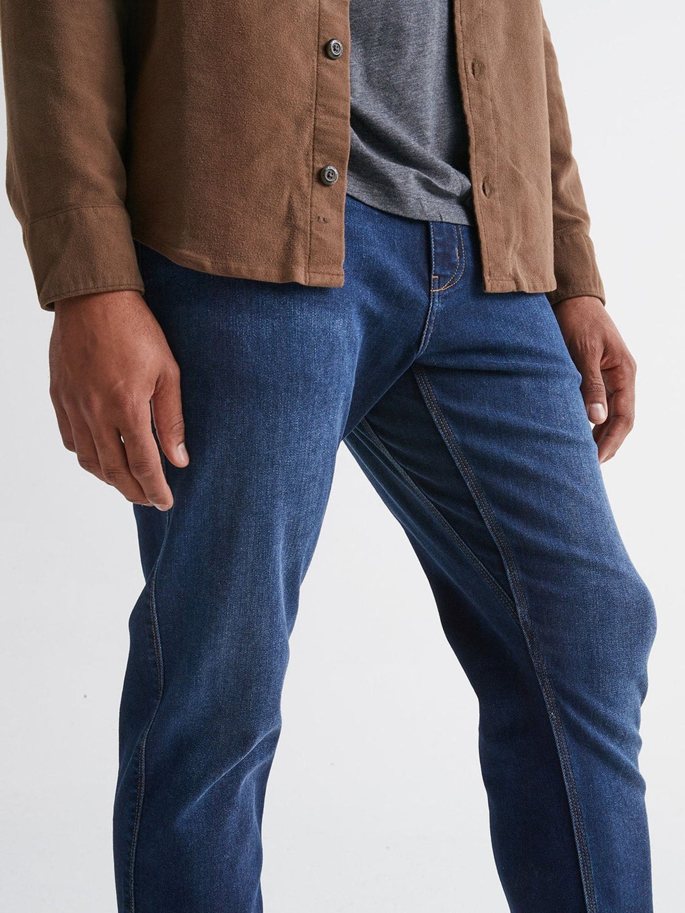 Duer Performance Relaxed Taper Dark Stone Jeans