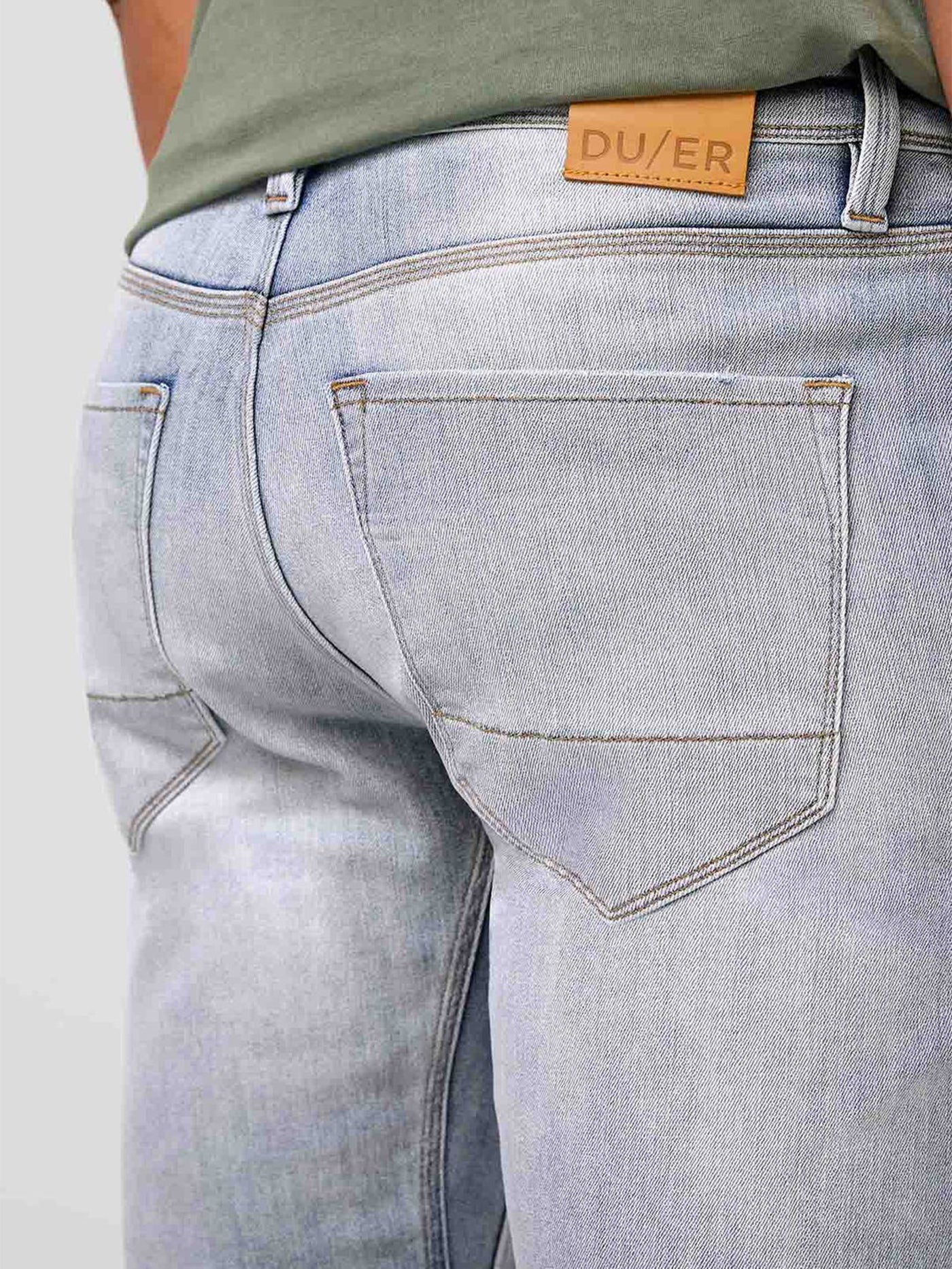 Duer Performance Relaxed Taper Ocean Jeans Spring 2024