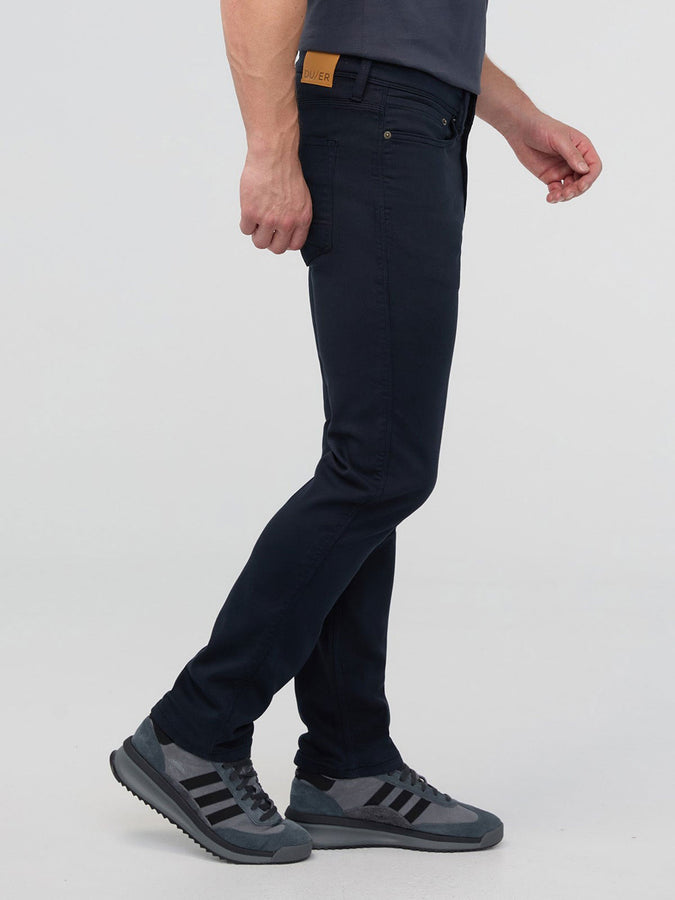 Duer No Sweat Slim Straight Navy Pants Spring 2026 | NAVY (NVY)