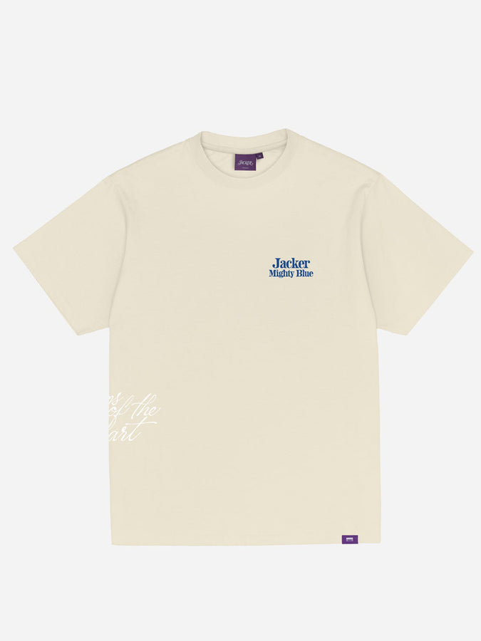 Jacker Mighty Blue Beige T-Shirt Summer 2026 | BEIGE