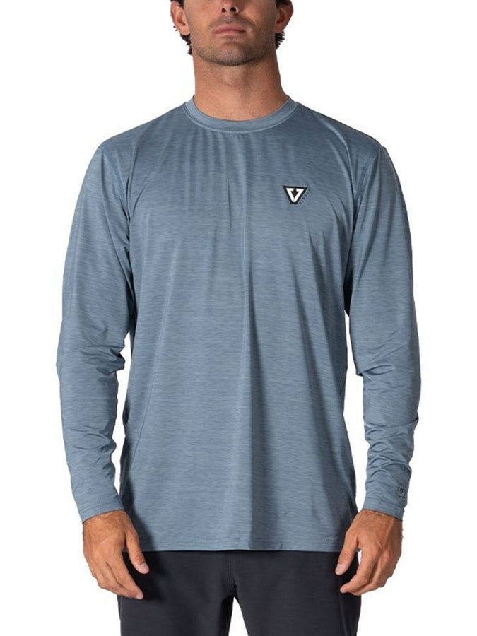 Vissla Twisted Eco Long Sleeve Rashguard Spring 2026 | SLATE HEATHER (SLH)