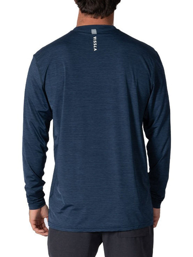 Vissla Twisted Eco Long Sleeve Rashguard Spring 2026 | DARK NAVY HEATHER (DNH)