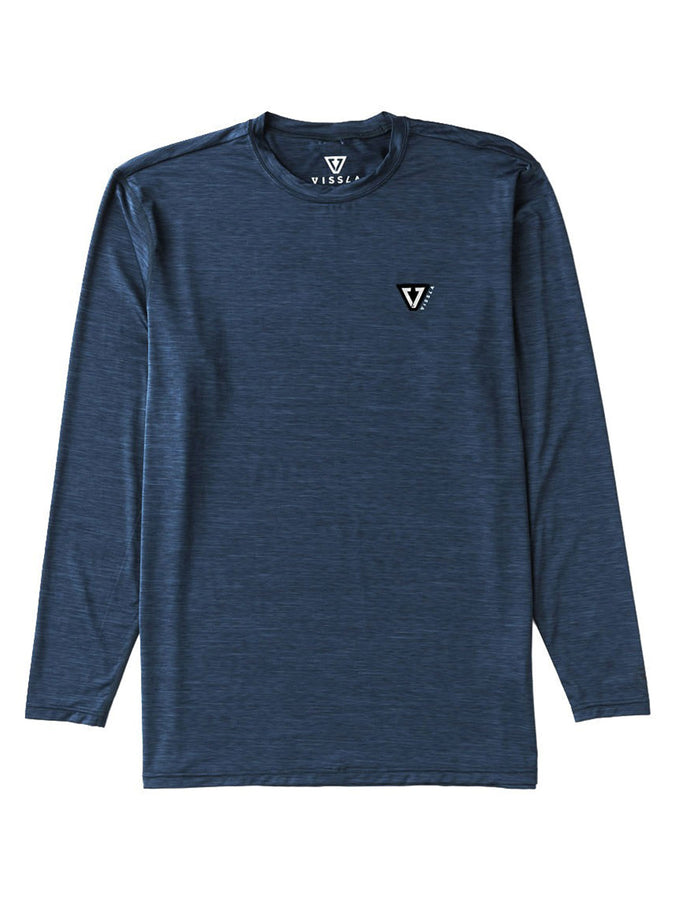 Vissla Twisted Eco Long Sleeve Rashguard Spring 2026 | DARK NAVY HEATHER (DNH)
