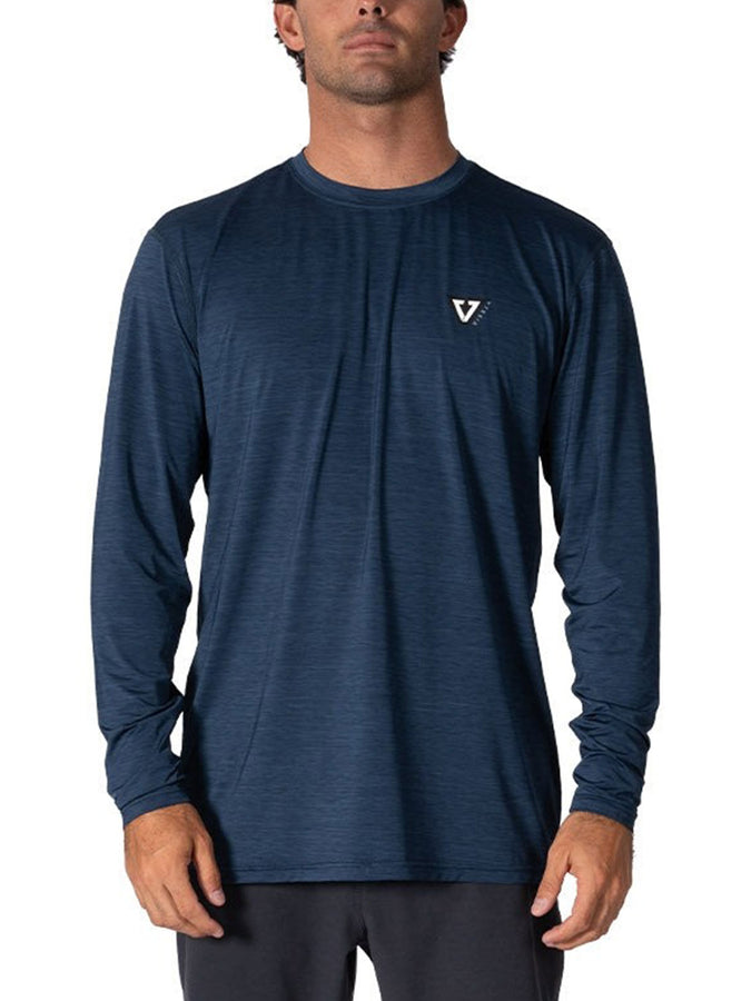 Vissla Twisted Eco Long Sleeve Rashguard Spring 2026 | DARK NAVY HEATHER (DNH)