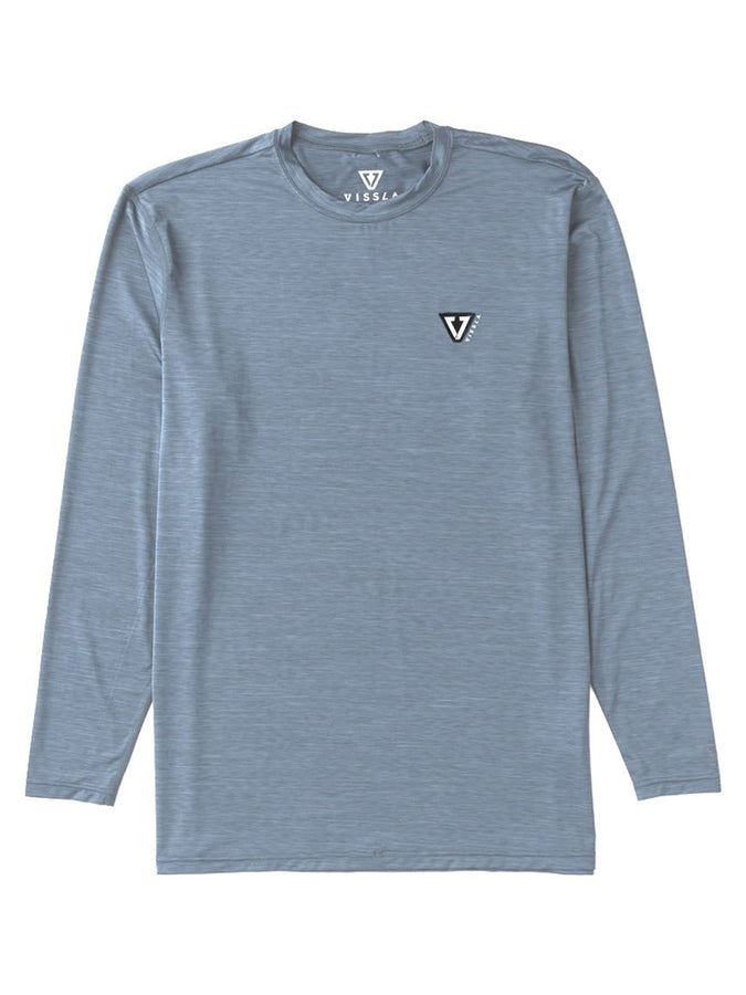 Vissla Twisted Eco Long Sleeve Rashguard Spring 2026 | SLATE HEATHER (SLH)