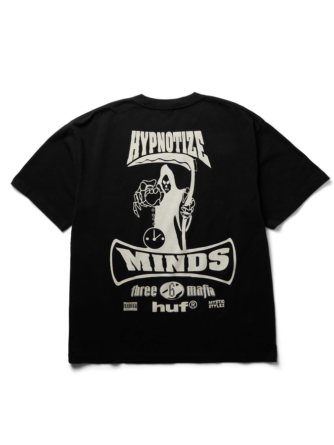 Huf x Three 6 Mafia Most Known Unknown T-Shirt Holiday 2026 | WASHED BLACK