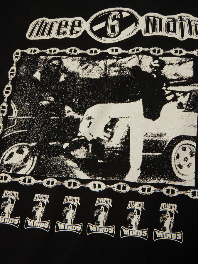 Huf x Three 6 Mafia Most Known Unknown T-Shirt Holiday 2026 | WASHED BLACK