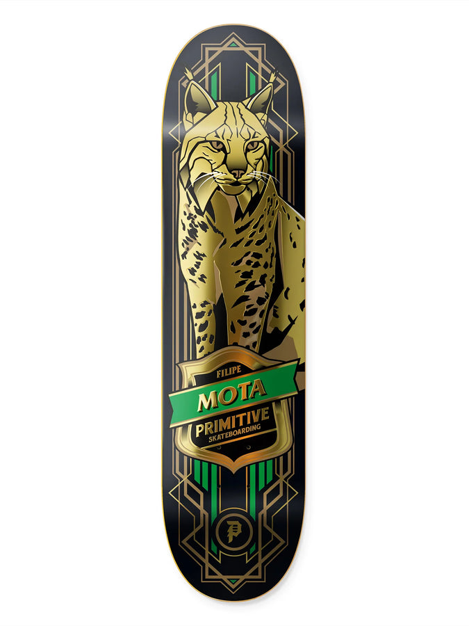 Primitive  Mota Pro Lynx Black 8.25’’ Skateboard Deck | BLACK