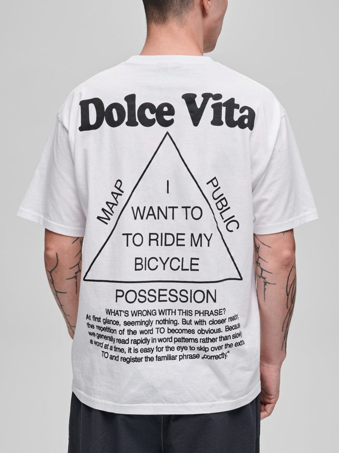 Maap x Public Possession T-Shirt Fall 2026 | WHITE