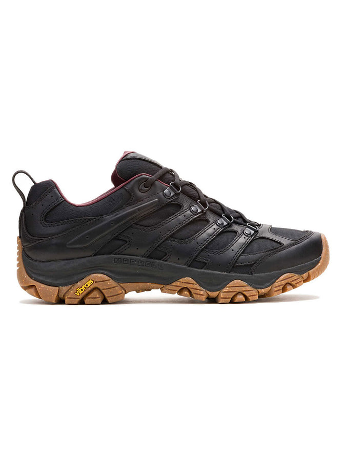 Merrell Moab 3 Luxe Leather Black/Gum Shoes Fall 2025 | BLACK/GUM