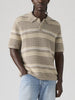 Levis Laguna Sweater Terrace Stripe Khaki Polo Spring 2026